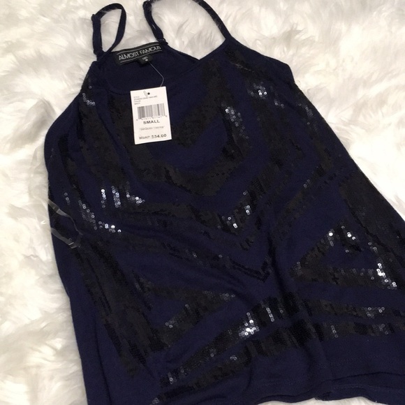 ALMOST FAMOUS SEQUIN TANK TOP SIZE SMALL - Picture 11 of 11